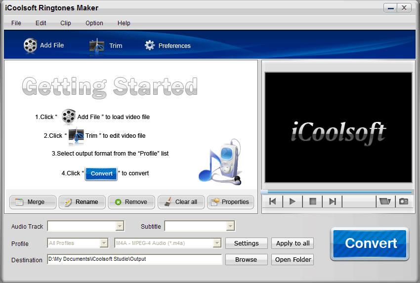 iCoolsoft Ringtones Maker v3 1 06 Portable preview 0