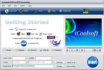 iCoolsoft DVD to DPG Converter 3.1.12 full
