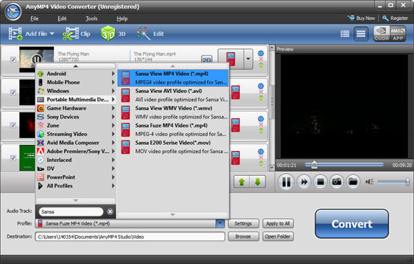 sanza media converter