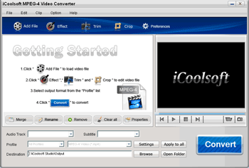 iCoolsoft MPEG-4 Video Converter 3.1.10 full