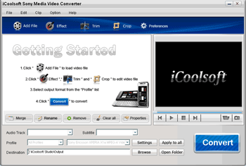 iCoolsoft Sony Media Video Converter 3.1.10 full